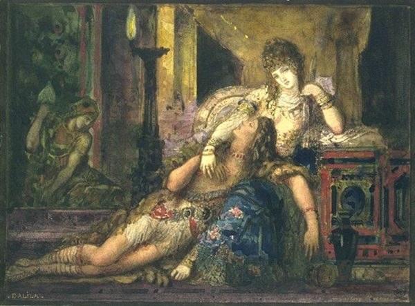 Samson and Dalila by Gustave Moreau