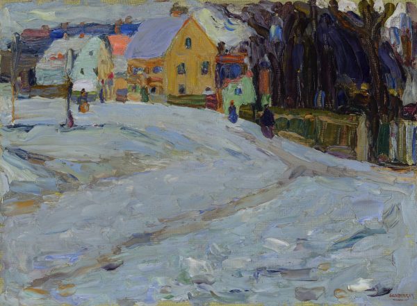 Schwabing - Nikolaiplatz by Wassily Kandinsky