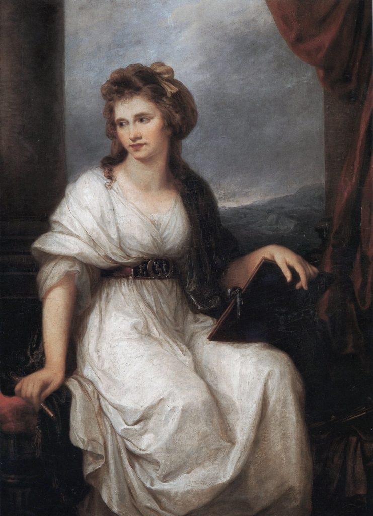 Self-Portrait by Angelica Kauffman - hand-painted oil reproduction