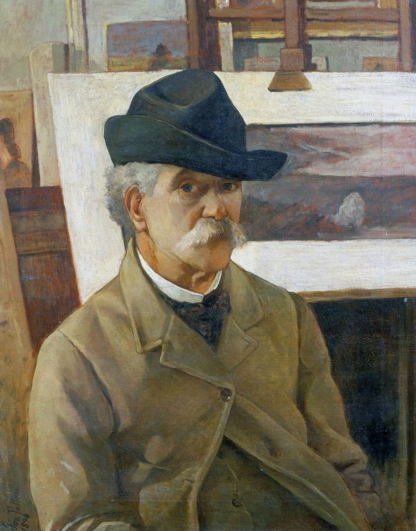Self-Portrait at Age 60 by Giovanni Fattori