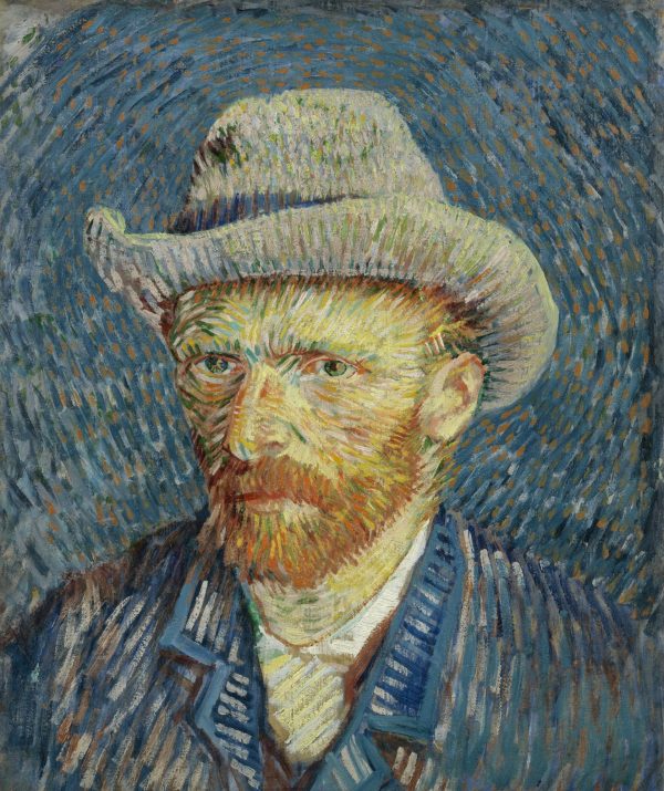 Self Portrait with Felt Hat by Vincent Van Gogh