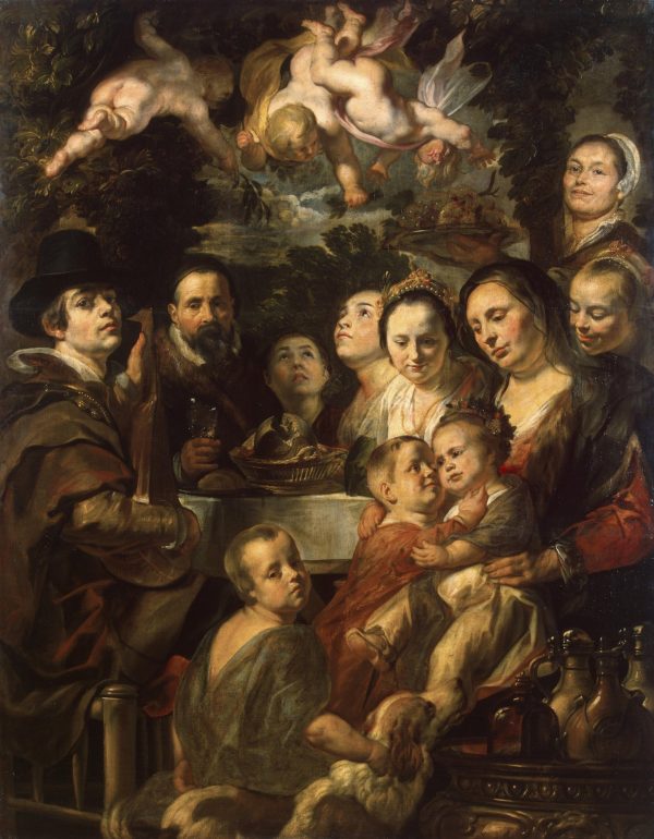 Self-Portrait With Parents, Brothers, and Sisters by Jacob Jordaens