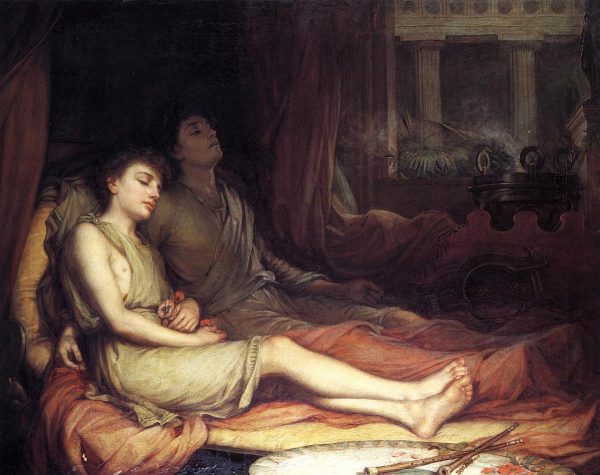 Sleep and His Half Brother Death by John William Waterhouse