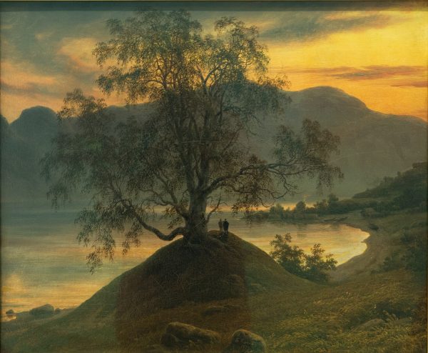 Slindebirken by Thomas Fearnley