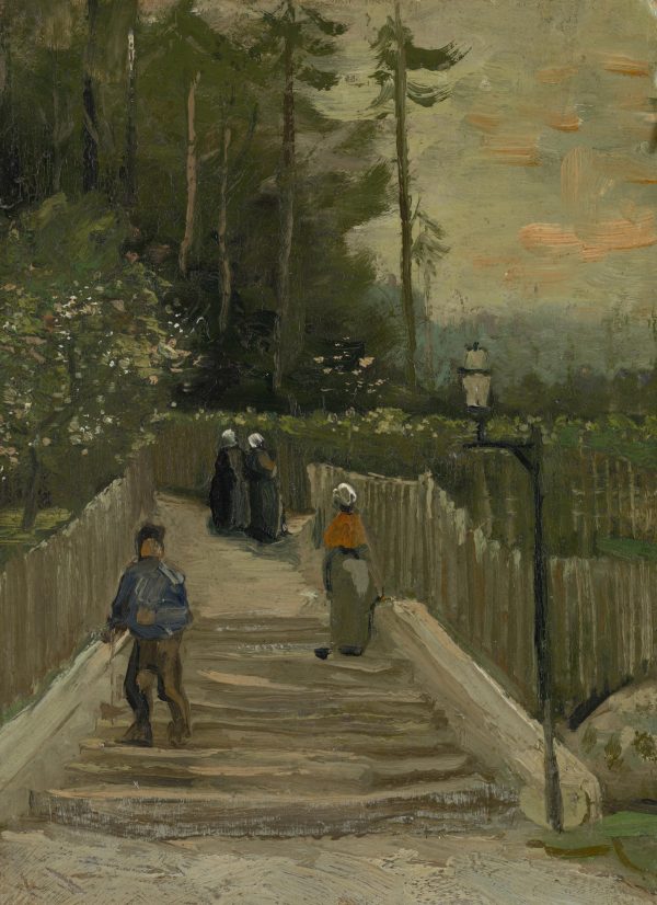 Sloping Path in Montmartre by Vincent Van Gogh
