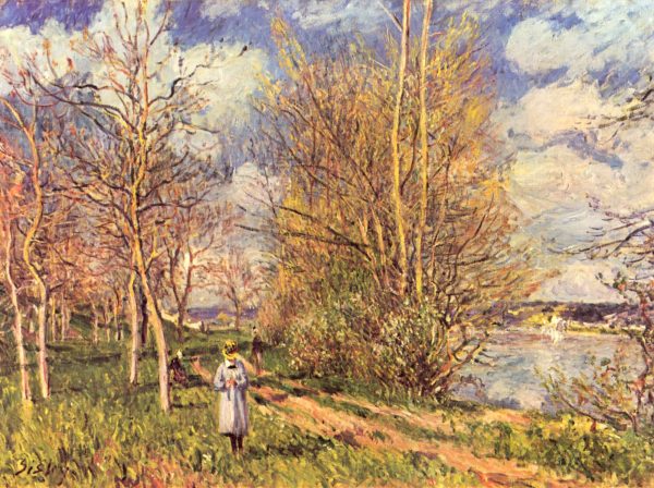 Small Meadows in Spring by Alfred Sisley