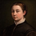 Portrait of Sofonisba Anguissola in her Renaissance Mannerist style