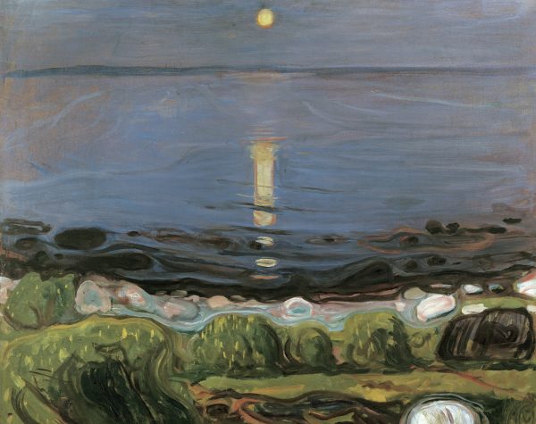 Sommernacht am Strand by Edvard Munch