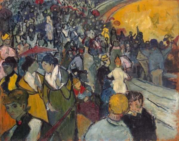 Spectators in the Arena at Arles by Vincent Van Gogh