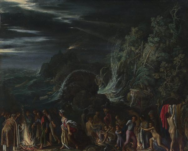St Paul at Malta by Adam Elsheimer