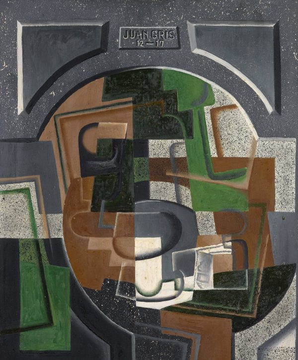 Still Life on Plaque by Juan Gris