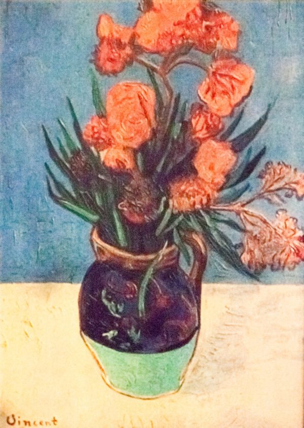 Still Life Vase with Oleanders by Vincent Van Gogh