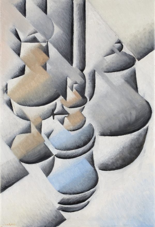 Still Life With Oil Lamp by Juan Gris