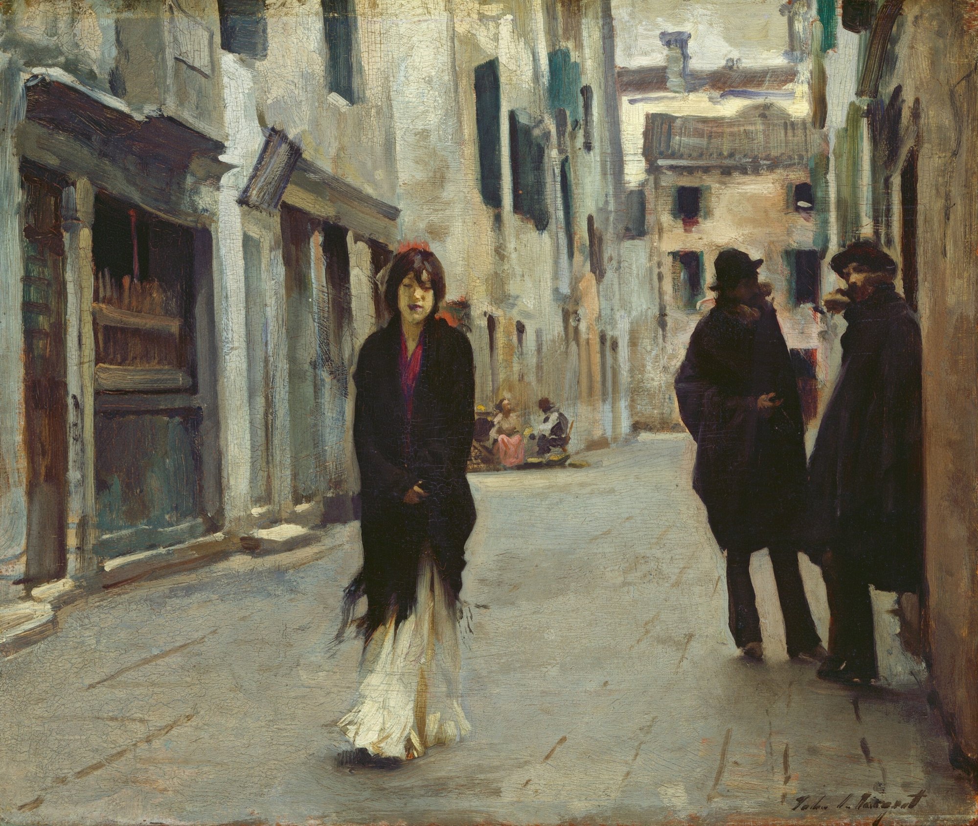 Street in Venice by John Singer Sargent - hand-painted oil reproduction