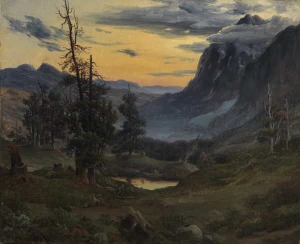Sunrise in the Wengeralp by Thomas Fearnley
