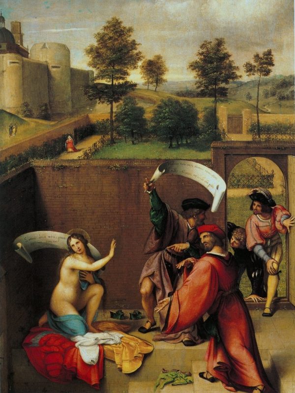 Susanna And The Elders by Lorenzo Lotto