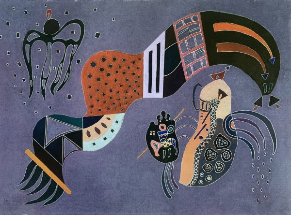 Tempered Elan by Wassily Kandinsky