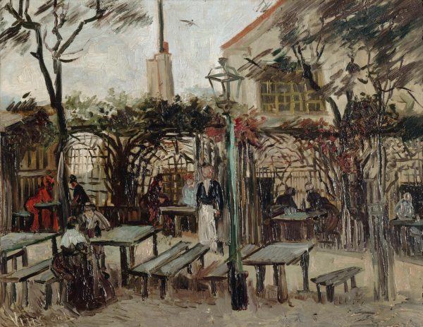 Terrace of a Cafe on Montmartre La Guinguette by Vincent Van Gogh