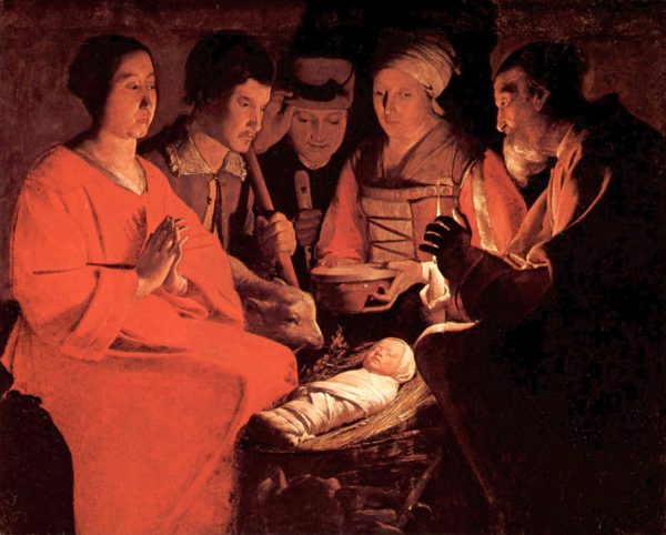 The Adoration Of The Shepherds by Georges de La Tour