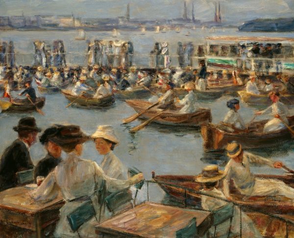 The Alster in Hamburg by Max Liebermann
