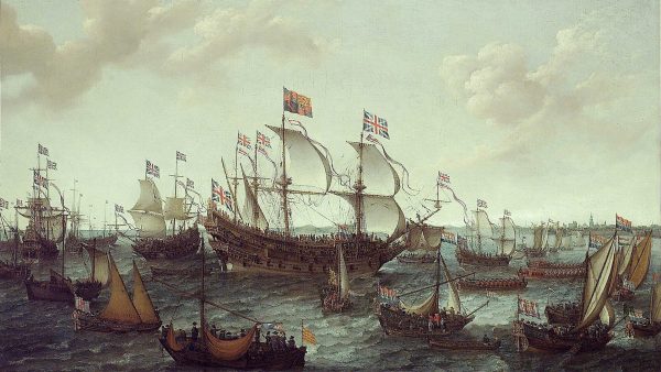 The Arrival of the Elector Palatine at Flushing by Adam Willaerts