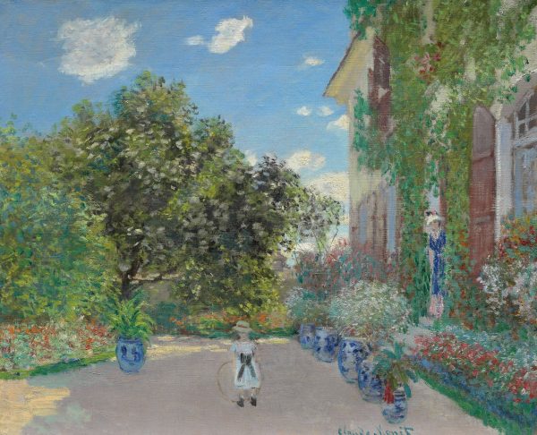 The Artist  House at Argenteuil by Claude Monet