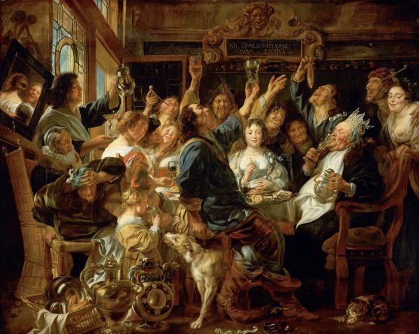 The Bean King by Jacob Jordaens