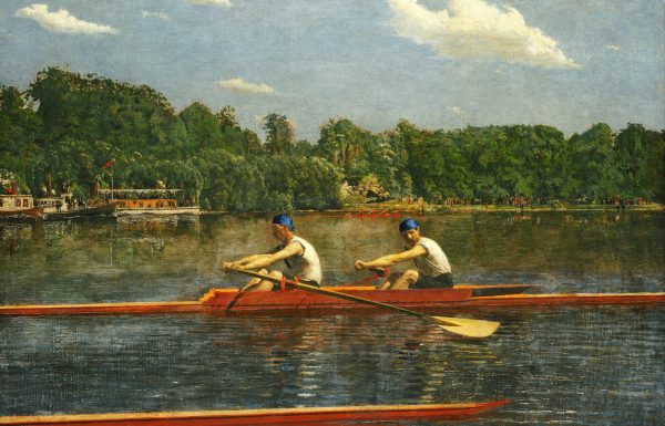 The Biglin Brothers Racing by Thomas Eakins