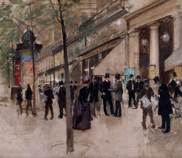 The Boulevard Montmartre and the Theatre des Varietes 1886 by Jean Beraud