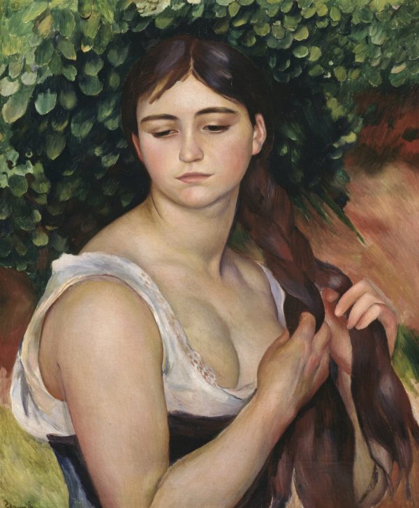 The Braid by Pierre Auguste Renoir