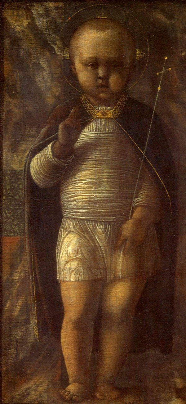 The Christ Child Blessing by Andrea Mantegna
