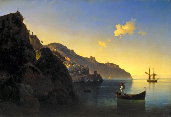 The Coast At Amalfi by Ivan Aivazovsky