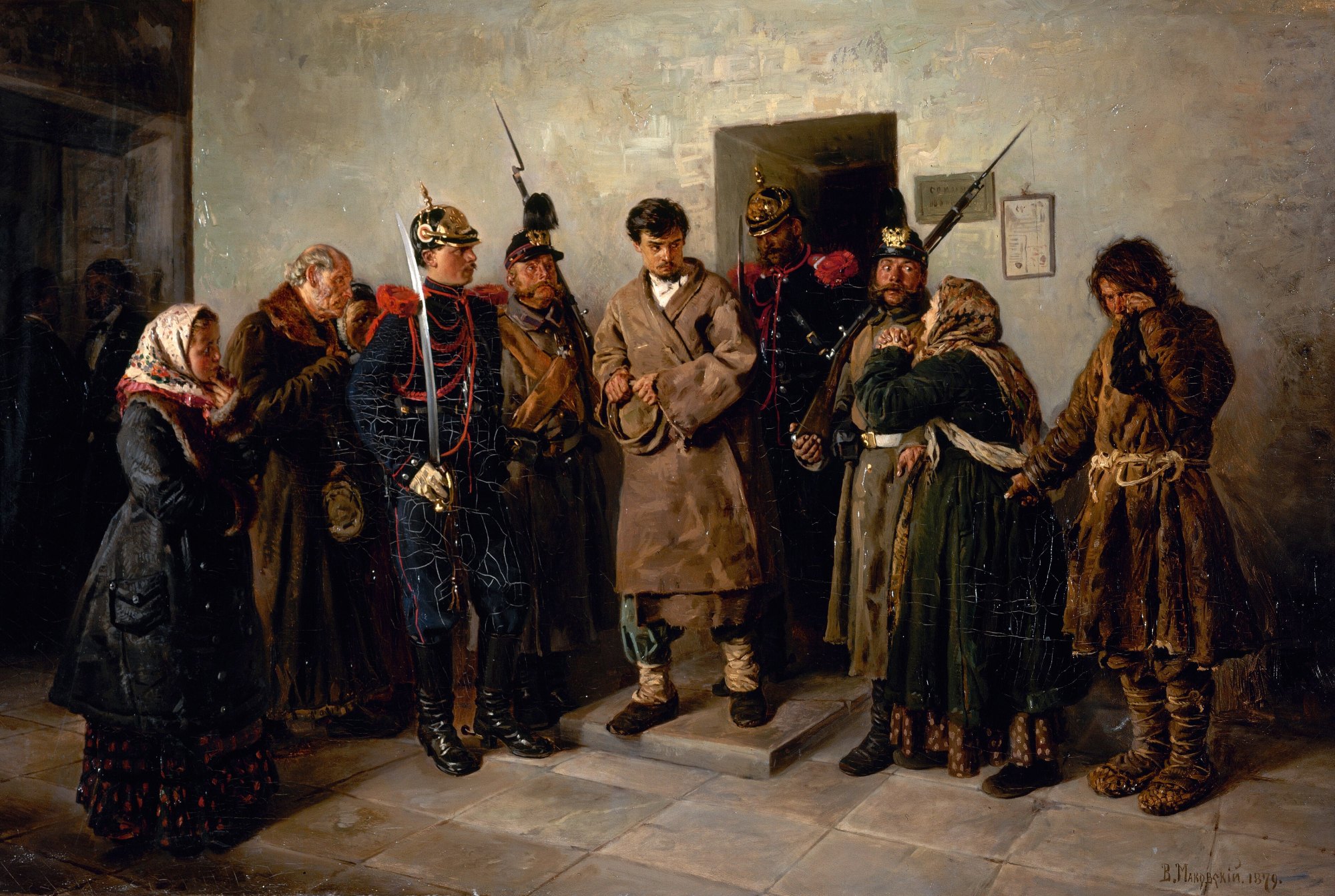 The Convicted by Vladimir Makovsky - hand-painted oil reproduction