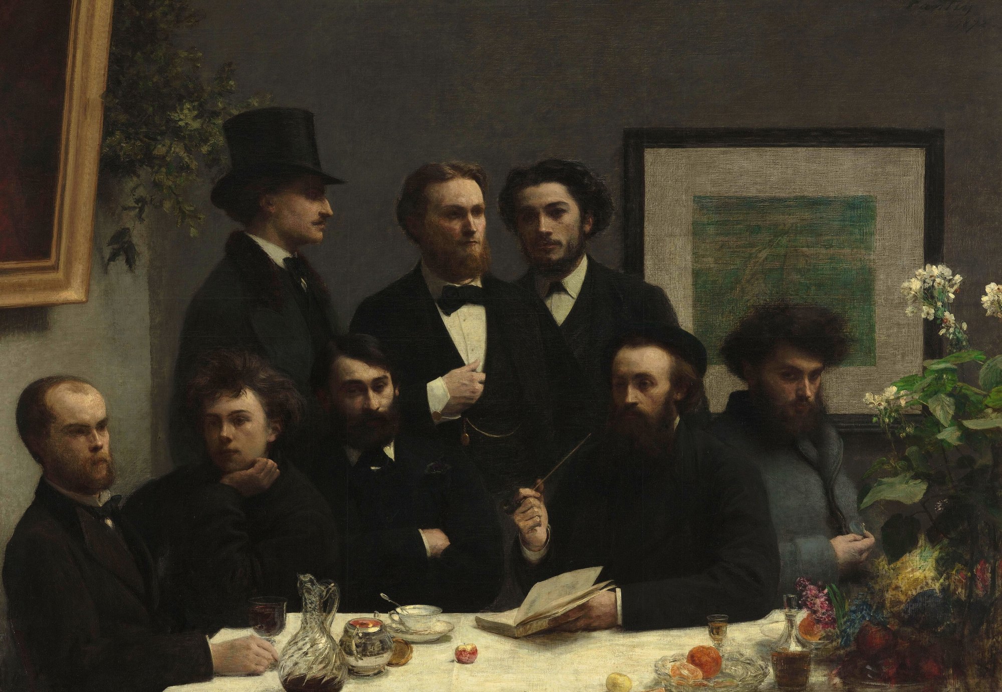The Corner of the Table by Henri Fantin-Latour - hand-painted oil reproduction