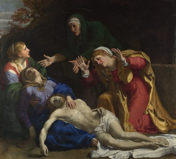 The Dead Christ Mourned by Annibale Carracci