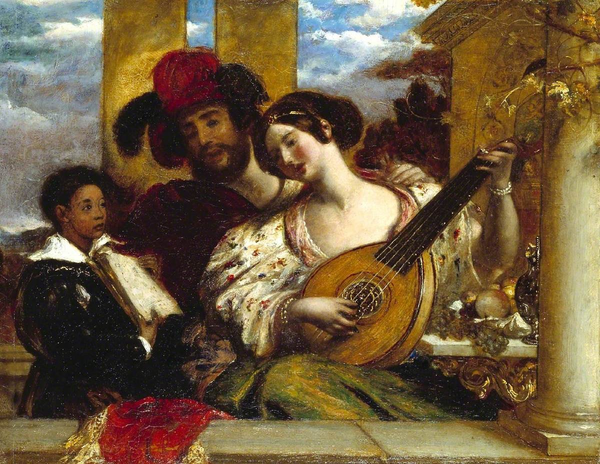 The Duet by William Etty - hand-painted oil reproduction