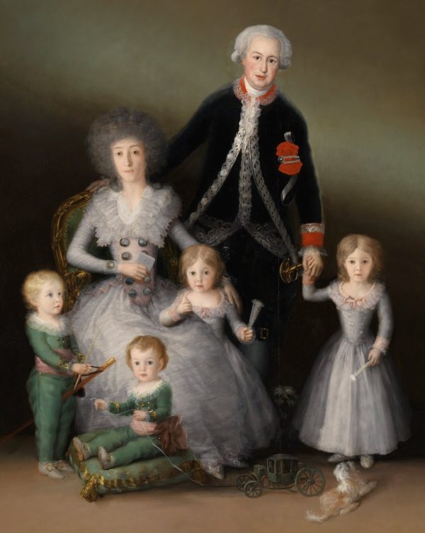 The Duke and Duchess of Osuna and their Children by Francisco De Goya