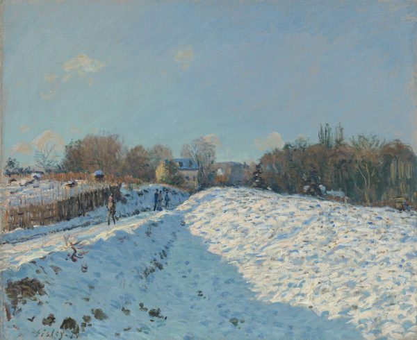 The Effect of Snow at Argenteuil by Alfred Sisley