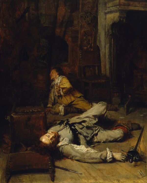 The End of the Game of Cards by Jean-Louis Ernest Meissonier
