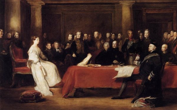 The First Council of Queen Victoria by David Wilkie