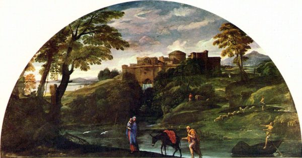 The Flight into Egypt by Annibale Carracci