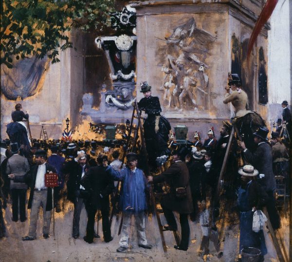 The Funeral of Victor Hugo by Jean Beraud