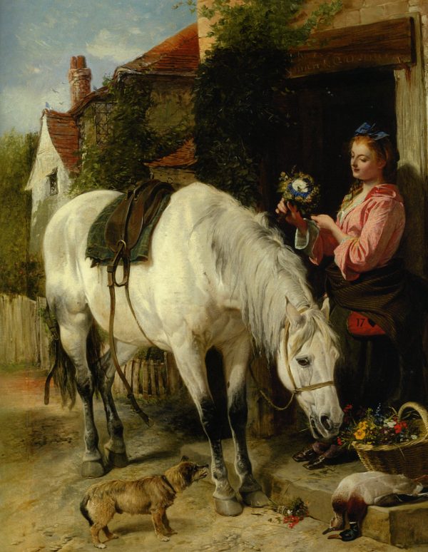 The Gardeners Daughter by Richard Ansdell