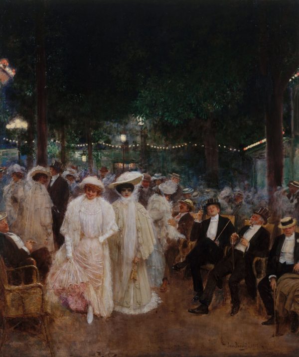 The Gardens of Paris or The Beauties of the Night 1905 by Jean Beraud