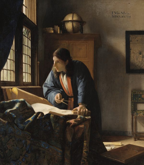 The Geographer by Johannes Vermeer