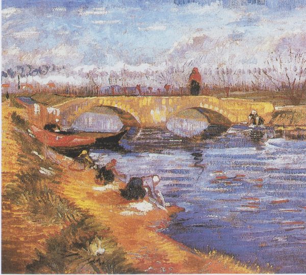 The Gleize Bridge over the Vigueirat Canal by Vincent Van Gogh