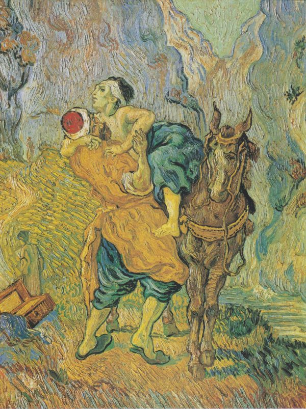 The Good Samaritan After Delacroix by Vincent Van Gogh