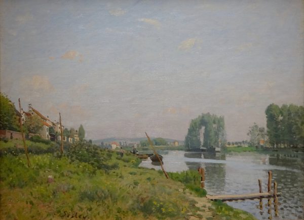 The Island of Saint-Denis by Alfred Sisley