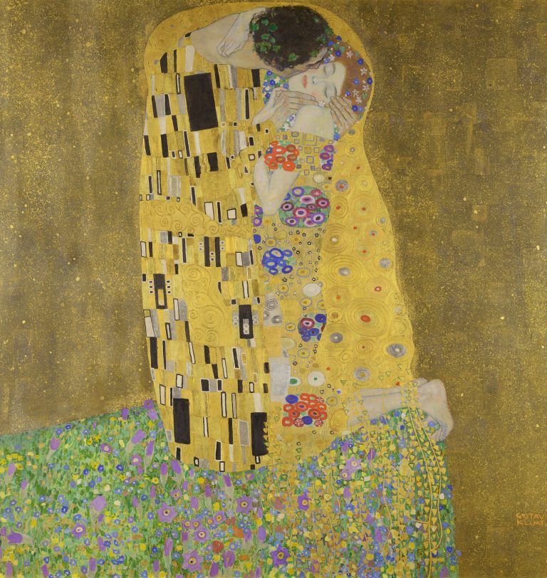 The Kiss by Gustav Klimt hand-painted oil reproduction