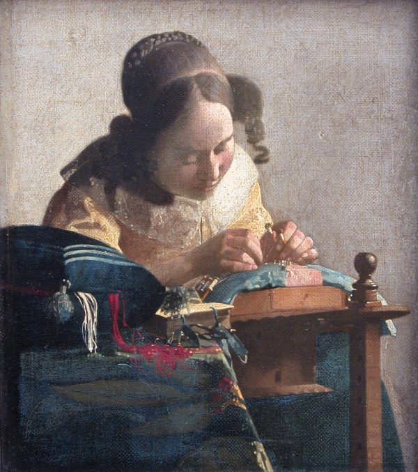 The Lacemaker by Johannes Vermeer